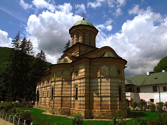 Das Kloster Cozia von außen