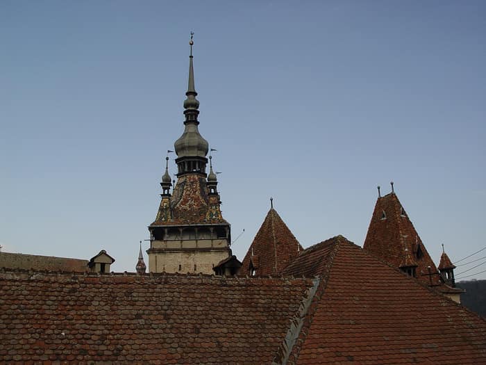Stundturm von Sighișoara, Ansicht 1