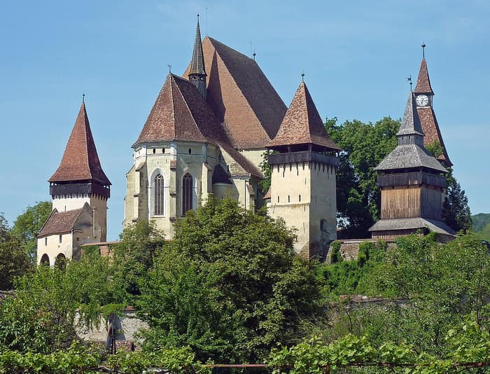 La chiesa fortificata di Biertan, vista 2