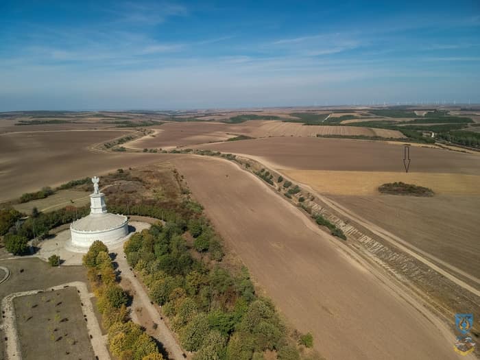 L’altare romano di Adamclisi visto dall’alto