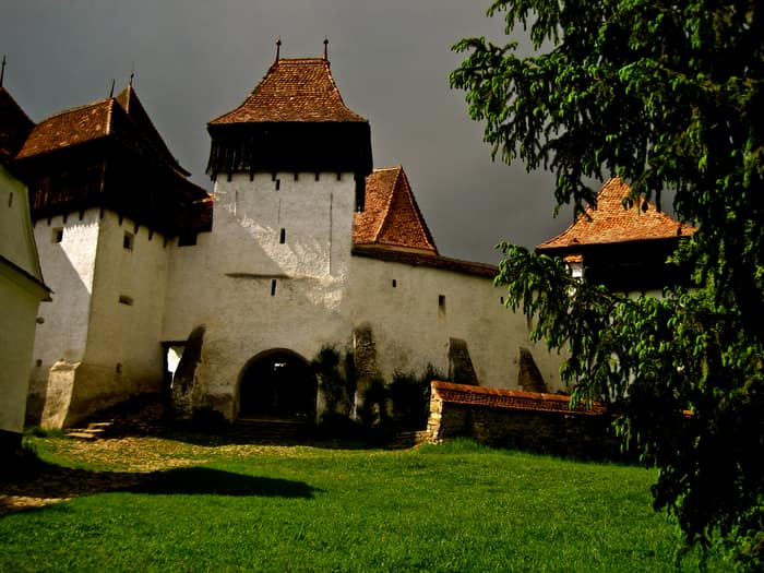 L’ensemble de l’église fortifiée de Viscri, județ de Brașov