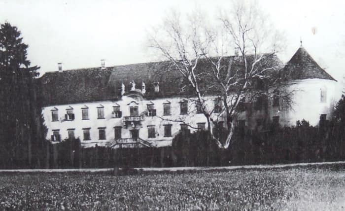 Le château Bánffy de Bonțida, vue du XIXe siècle
