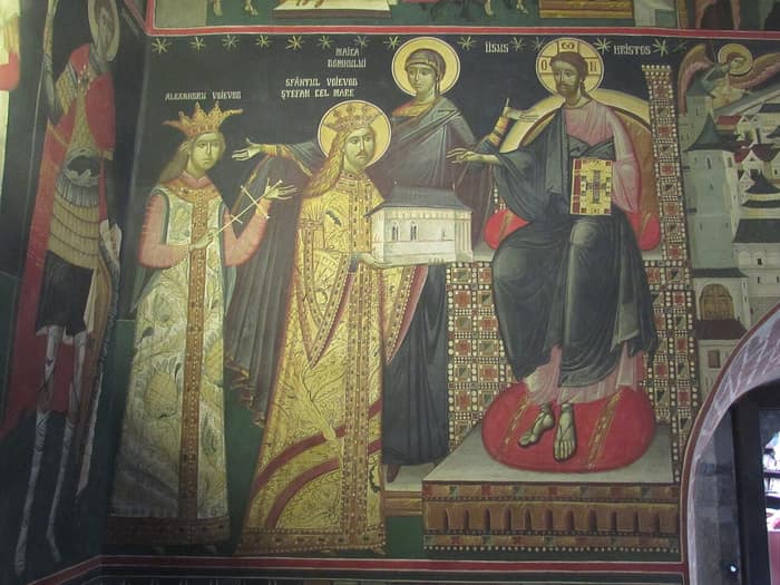 Chiesa di Borzești, vista 4