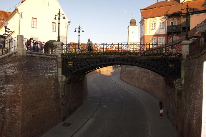 Le pont des Mensonges à Sibiu, 2011