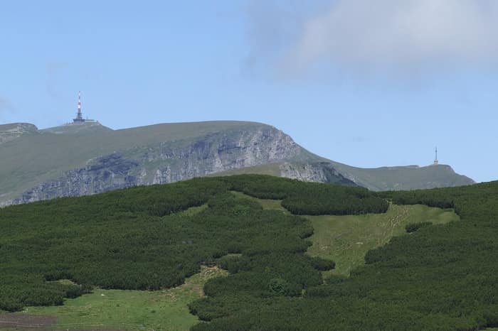 Paysage de montagne dans les Bucegi