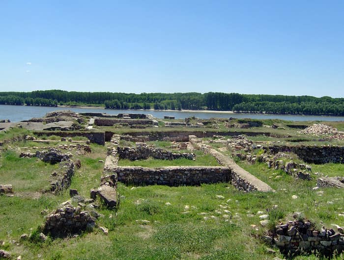 Les ruines du fort romain de Capidava
