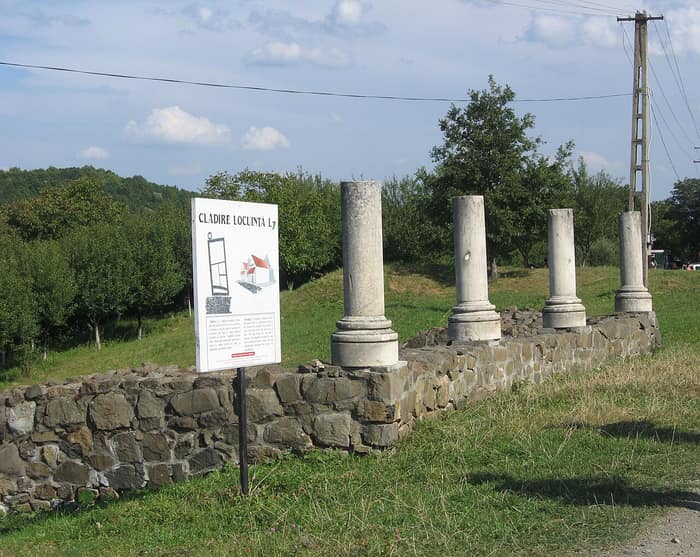 Bâtiment d’habitation L7 dans le camp romain de Porolissum