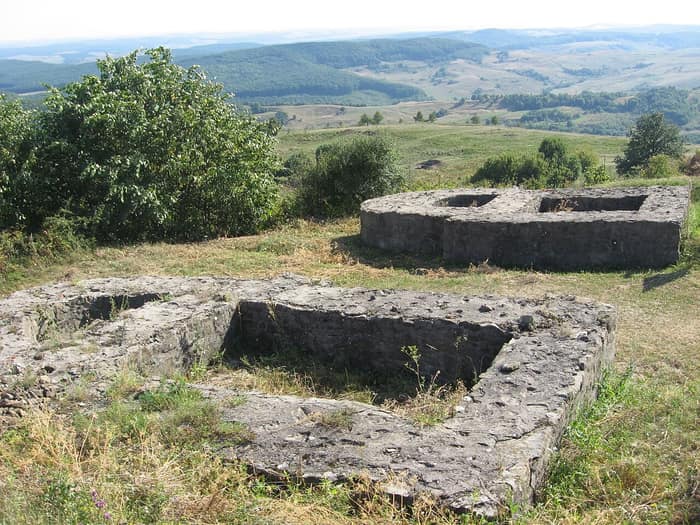 Porta principalis dextra du camp romain de Porolissum