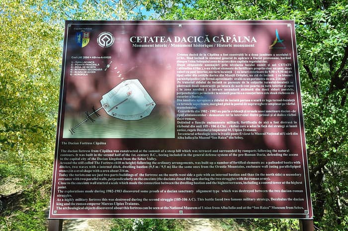 Forteresse dace de Căpâlna, vue 2