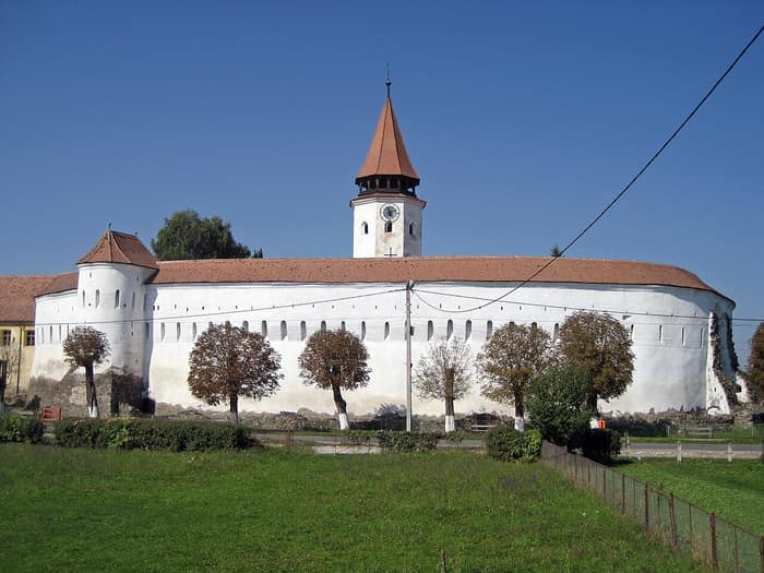 Vedere a bisericii fortificate din Prejmer