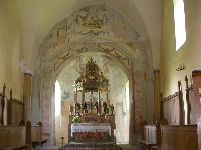 La chiesa luterana di Roșia, vista 1