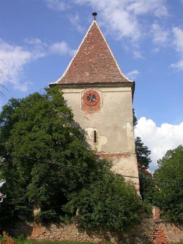 La chiesa luterana di Roșia, veduta generale