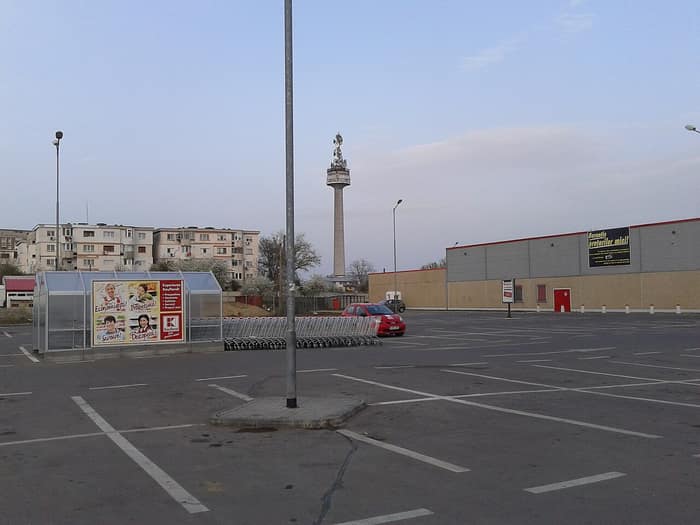 Una veduta dalla zona della Torre della televisione di Galați